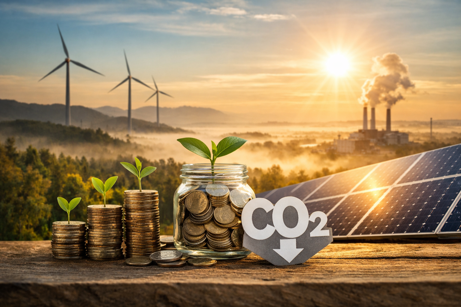 Voluntary carbon market visual